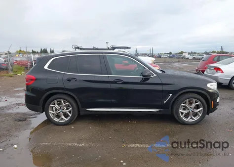 2021 BMW X3 xDrive30I из США, поврежденный, VIN 5UXTY5C01M9F66489